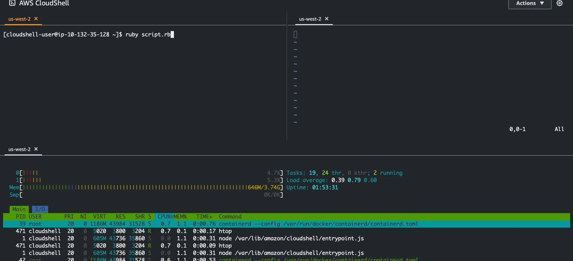 Exploring AWS CloudShell: Key Features and Benefits